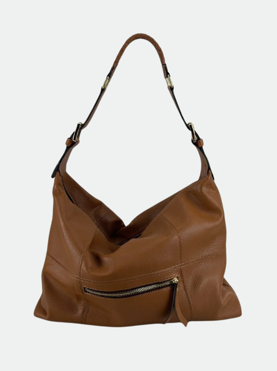 Bolsa Caramelo em Couro Legítimo - Imagem 3