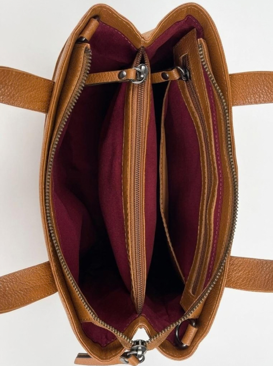 Bolsa Maria Olivia em Couro Legítimo - Imagem 3